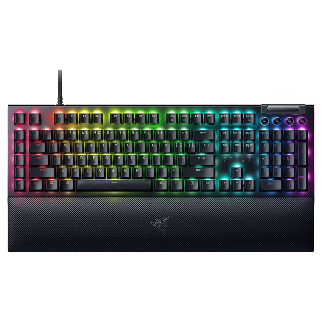 Razer BlackWidow V4 Mechanical Gaming Keyboard – Yellow Switches, RGB Lighting, Macro Keys Price in Jordan Razer BlackWidow V4 Mechanical Gaming Keyboard – Yellow Switches, RGB Lighting, Macro Keys - Buy Online in Jordan | OfficeJo