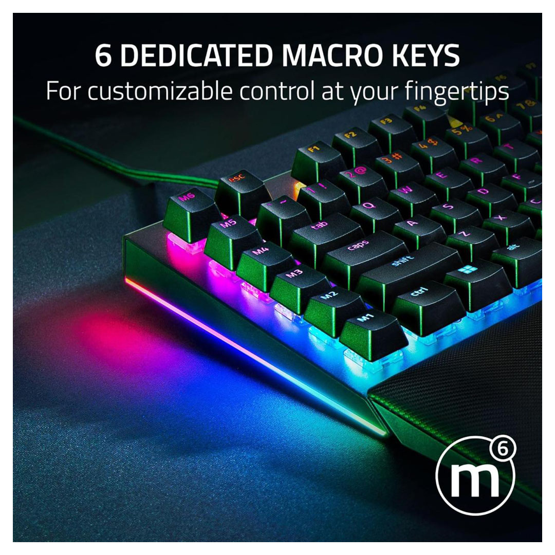 Razer BlackWidow V4 Mechanical Gaming Keyboard – Yellow Switches, RGB Lighting, Macro Keys Price in Jordan Razer BlackWidow V4 Mechanical Gaming Keyboard – Yellow Switches, RGB Lighting, Macro Keys - Buy Online in Jordan | OfficeJo