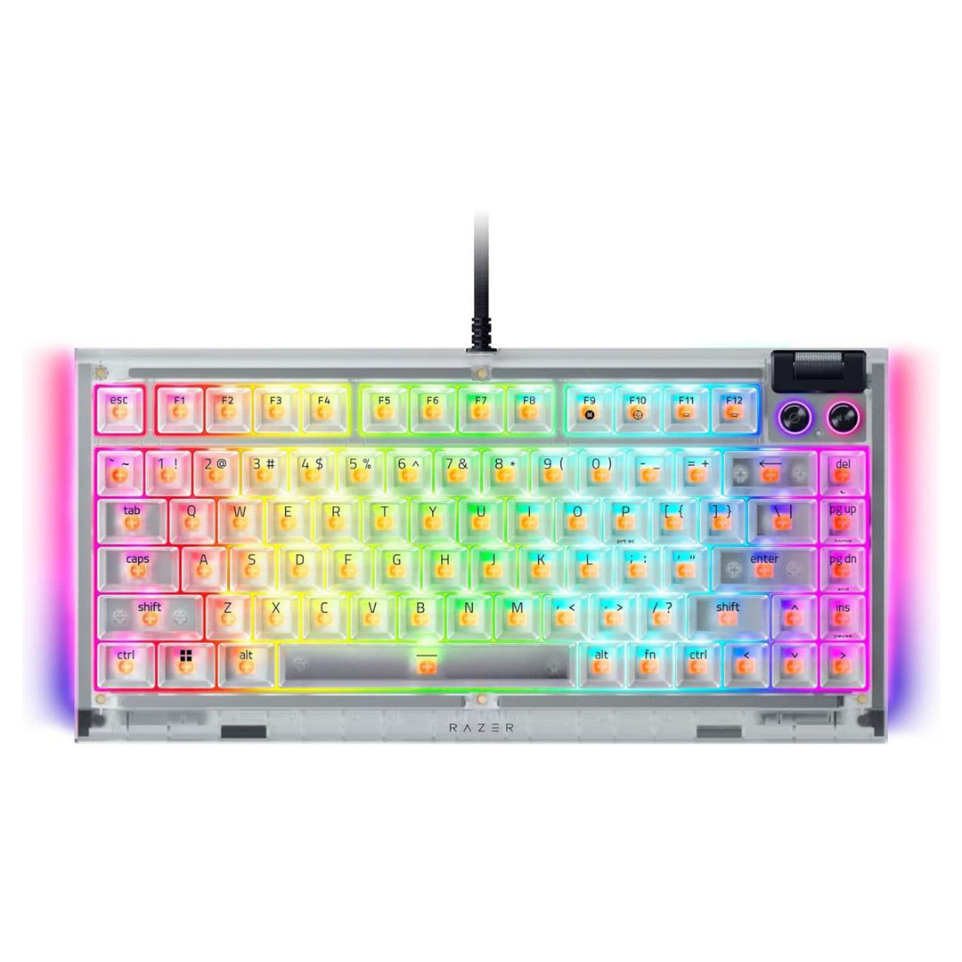 Razer BlackWidow V4 75% – Hot-Swappable, Orange Tactile Switches, RGB Price in Jordan Razer BlackWidow V4 75% – Hot-Swappable, Orange Tactile Switches, RGB - Buy Online in Jordan | OfficeJo