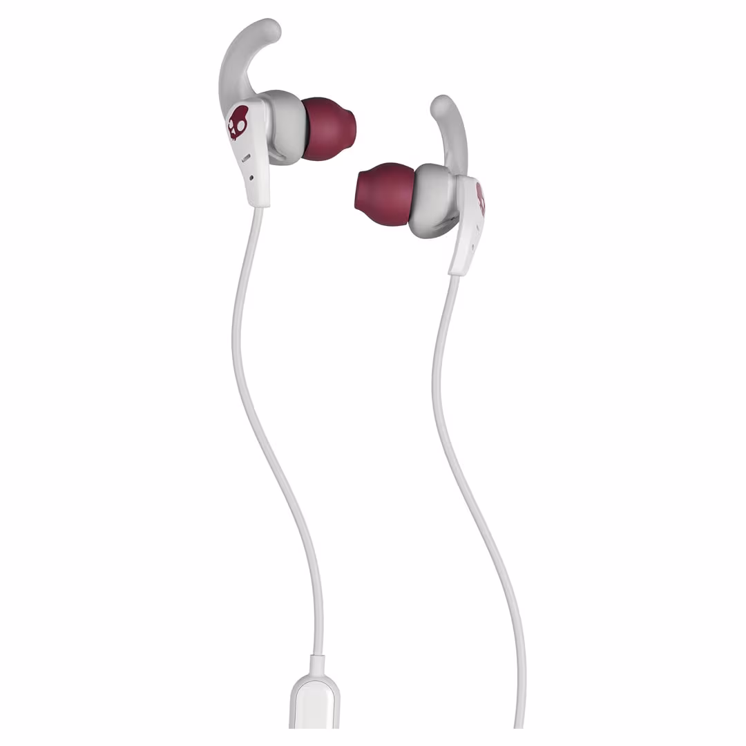 Skullcandy Set IPX4 Sweat/Water-Resistant Earbuds (Grey/Red) - Buy Online in Jordan | OfficeJo