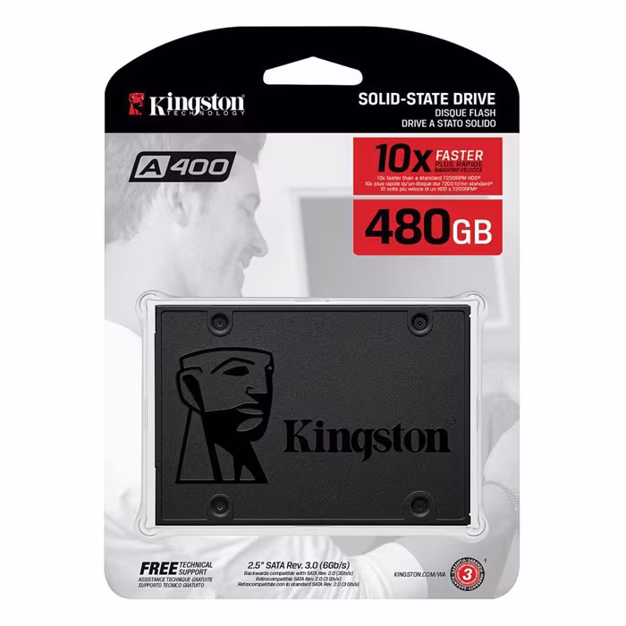 Kingston A400 480GB SATA 3 2.5" Internal SSD Price in Jordan Kingston A400 480GB SATA 3 2.5" Internal SSD - Buy Online in Jordan | OfficeJo