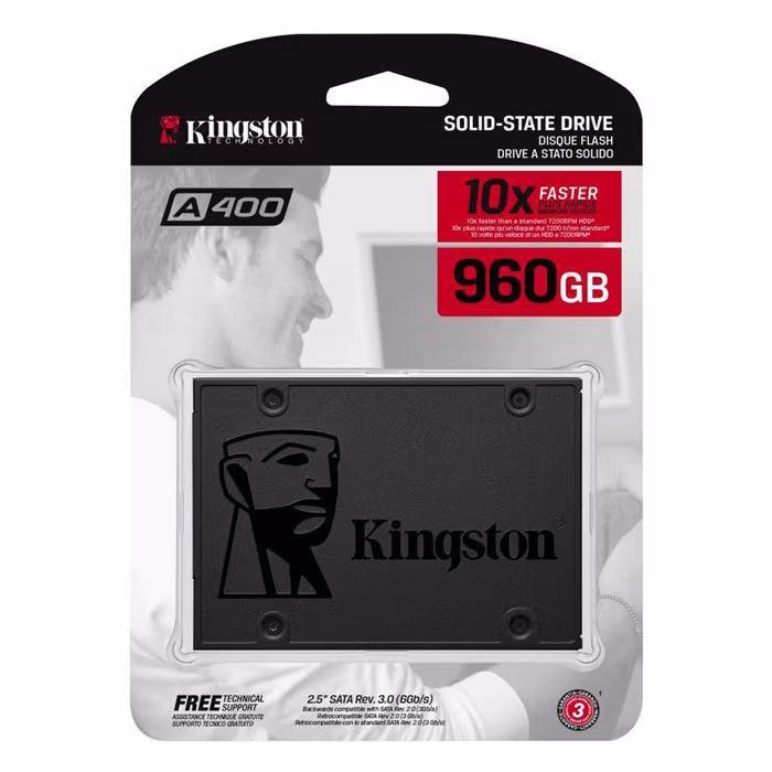 Kingston A400 960GB SATA 3 2.5" Internal SSD Price in Jordan Kingston A400 960GB SATA 3 2.5" Internal SSD - Buy Online in Jordan | OfficeJo