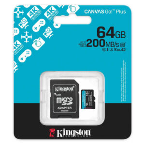Kingston 64GB Canvas Go! Plus microSDXC – Class 10, 200MB/s Read, Lifetime Warranty - Buy Online in Jordan | OfficeJo