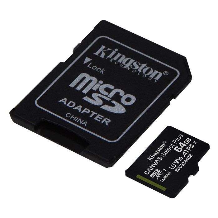 Kingston Canvas Select Plus 64GB Micro SD Card and SD Adapter SDCS2/64GB Price in Jordan Kingston Canvas Select Plus 64GB Micro SD Card and SD Adapter SDCS2/64GB - Buy Online in Jordan | OfficeJo