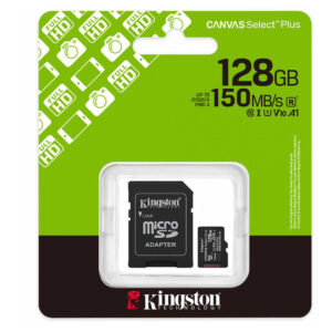 Kingston 128GB Canvas Select Plus microSD – Class 10, 150MB/s Read, exFAT, 3-Year Warranty - Buy Online in Jordan | OfficeJo