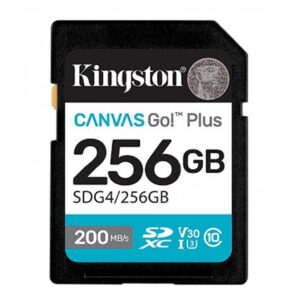 Kingston Canvas Go! Plus SD Card 256GB – Class 10, UHS-I, U3, V30, 200MB/s Read - Buy Online in Jordan | OfficeJo