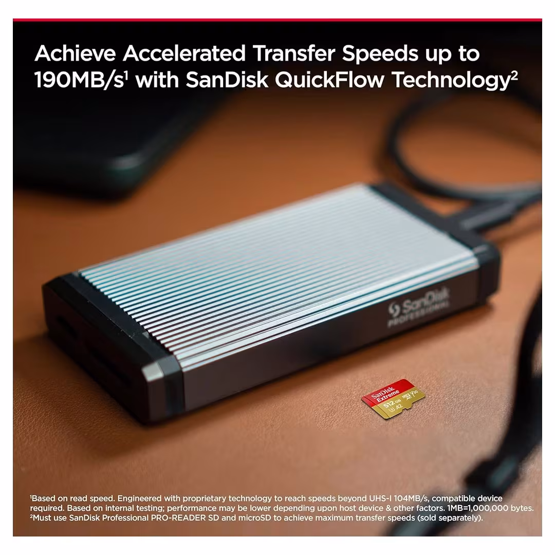 SanDisk 512GB Extreme microSDXC UHS-I Memory Card + Adapter Price in Jordan SanDisk 512GB Extreme microSDXC UHS-I Memory Card + Adapter - Buy Online in Jordan | OfficeJo
