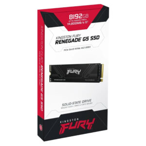 Kingston FURY Renegade G5 8TB SSD – PCIe 5.0, 14,700MB/s Read, NVMe - Buy Online in Jordan | OfficeJo