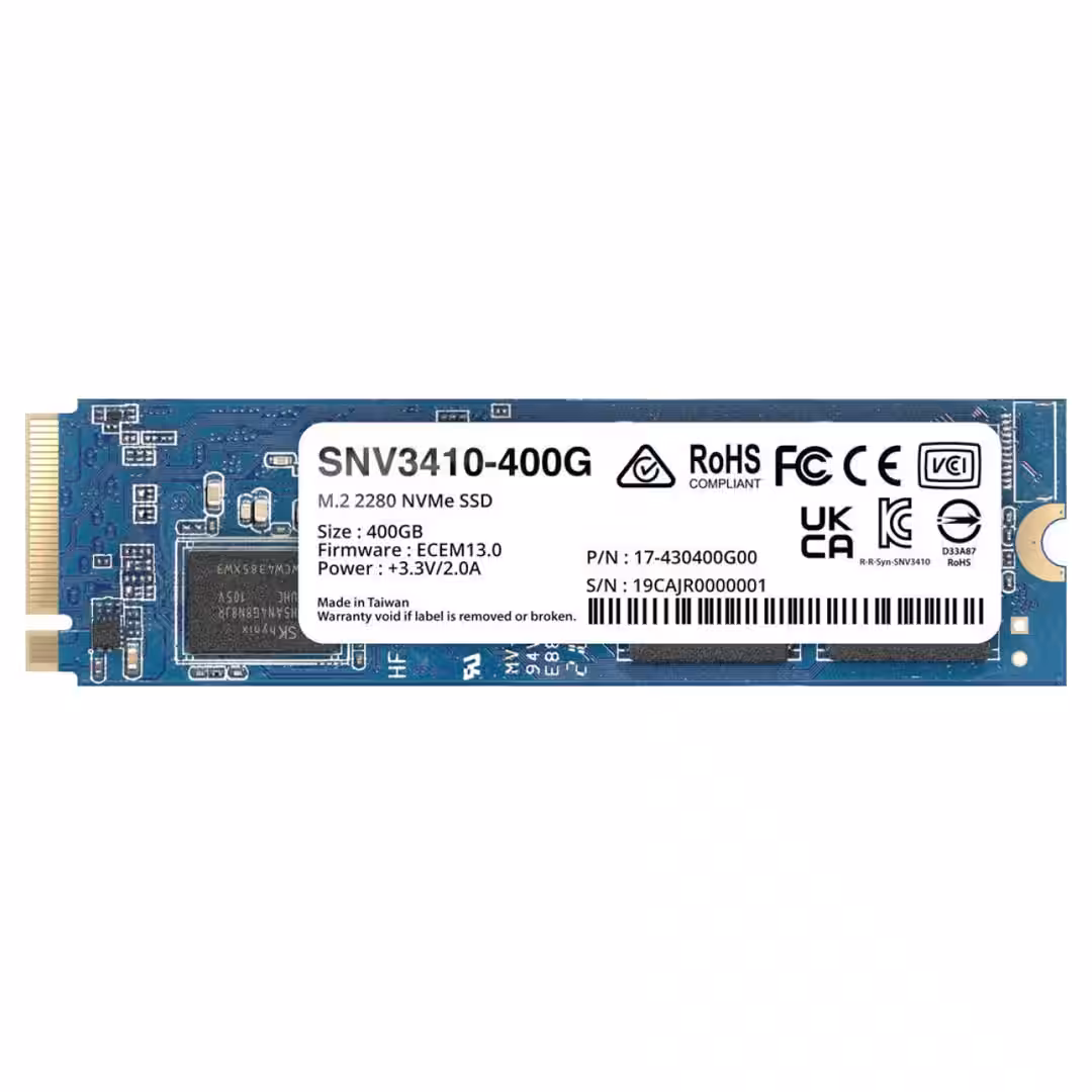 Synology SNV3410 400GB NVMe SSD – 3000MB/s Read, 750MB/s Write, PCIe 3.0 Price in Jordan Synology SNV3410 400GB NVMe SSD – 3000MB/s Read, 750MB/s Write, PCIe 3.0 - Buy Online in Jordan | OfficeJo