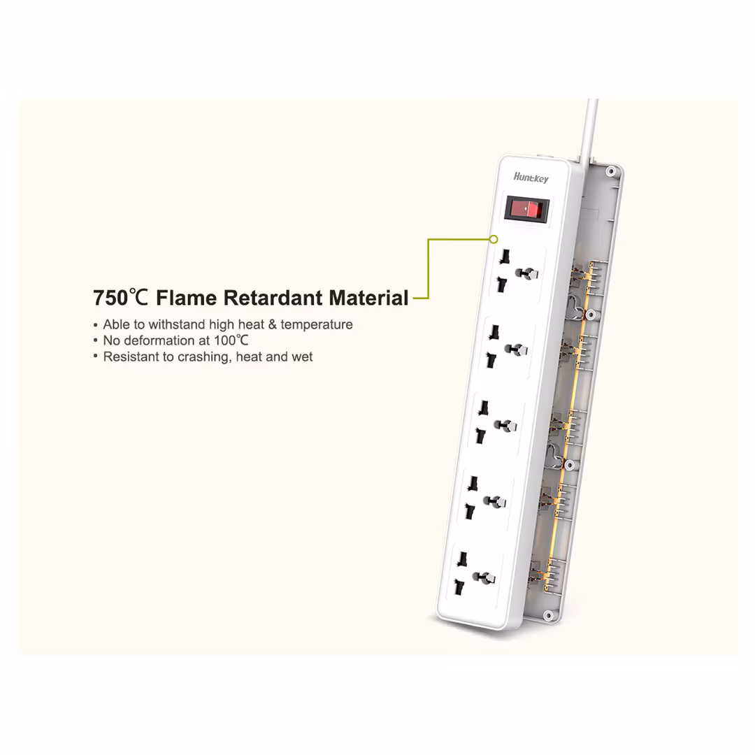 HuntKey Power Strip 5 Sokets 3 Meter (SSZ501) Price in Jordan HuntKey Power Strip 5 Sokets 3 Meter (SSZ501) - Buy Online in Jordan | OfficeJo
