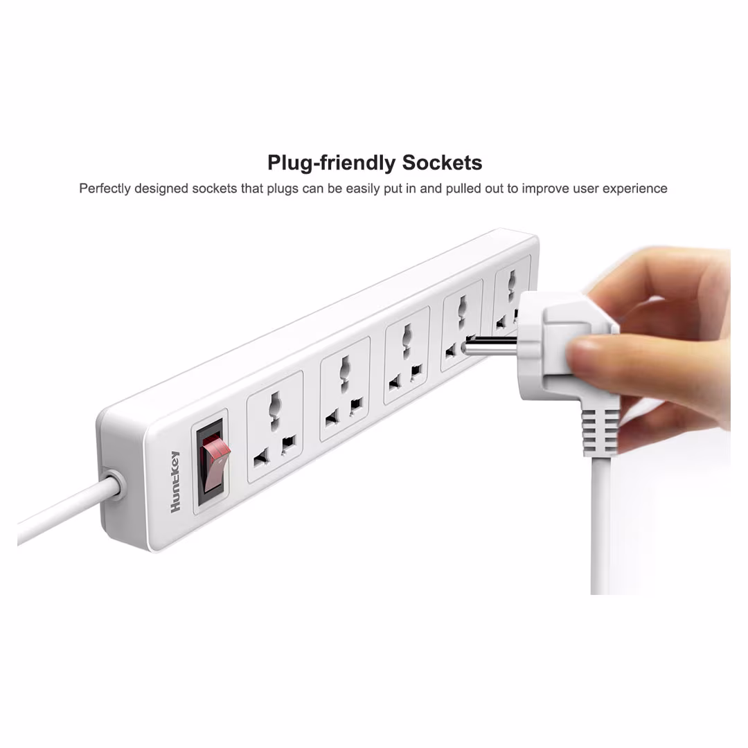 HuntKey Power Strip 5 Sokets 3 Meter (SSZ501) Price in Jordan HuntKey Power Strip 5 Sokets 3 Meter (SSZ501) - Buy Online in Jordan | OfficeJo