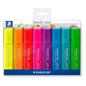 Staedtler Wallet Containing Textsurfer Classic in Assorted Colors 8 Pack - Buy Online in Jordan | OfficeJo