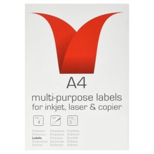 Stampiton Multi-Purpose Self Adhesive Labels - 4 Labels Per Sheet 192mm x 62mm (Pack of 100 Sheets) Price in Jordan Stampiton Multi-Purpose Self Adhesive Labels - 4 Labels Per Sheet 192mm x 62mm (Pack of 100 Sheets) - Buy Online in Jordan | OfficeJo