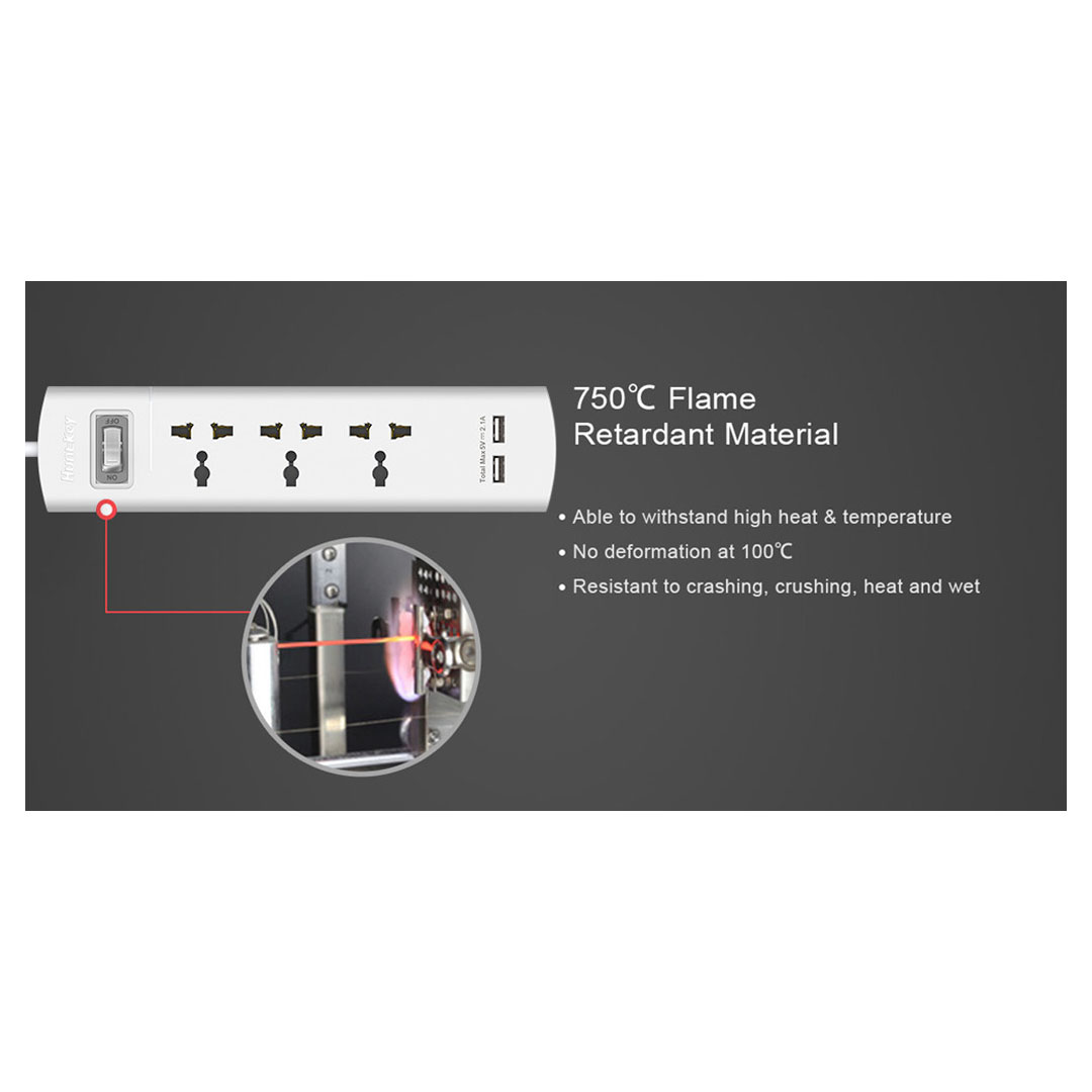 HuntKey Power Strip 3 Sokets & Two Powered USB Ports1.5 Meter (SZM307) Price in Jordan HuntKey Power Strip 3 Sokets & Two Powered USB Ports1.5 Meter (SZM307) - Buy Online in Jordan | OfficeJo