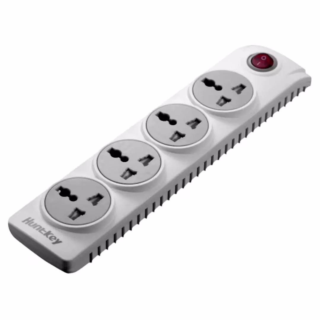 HuntKey Power Strip 4-Port EU Plug 1.8 Meter (SZN401) Price in Jordan HuntKey Power Strip 4-Port EU Plug 1.8 Meter (SZN401) - Buy Online in Jordan | OfficeJo