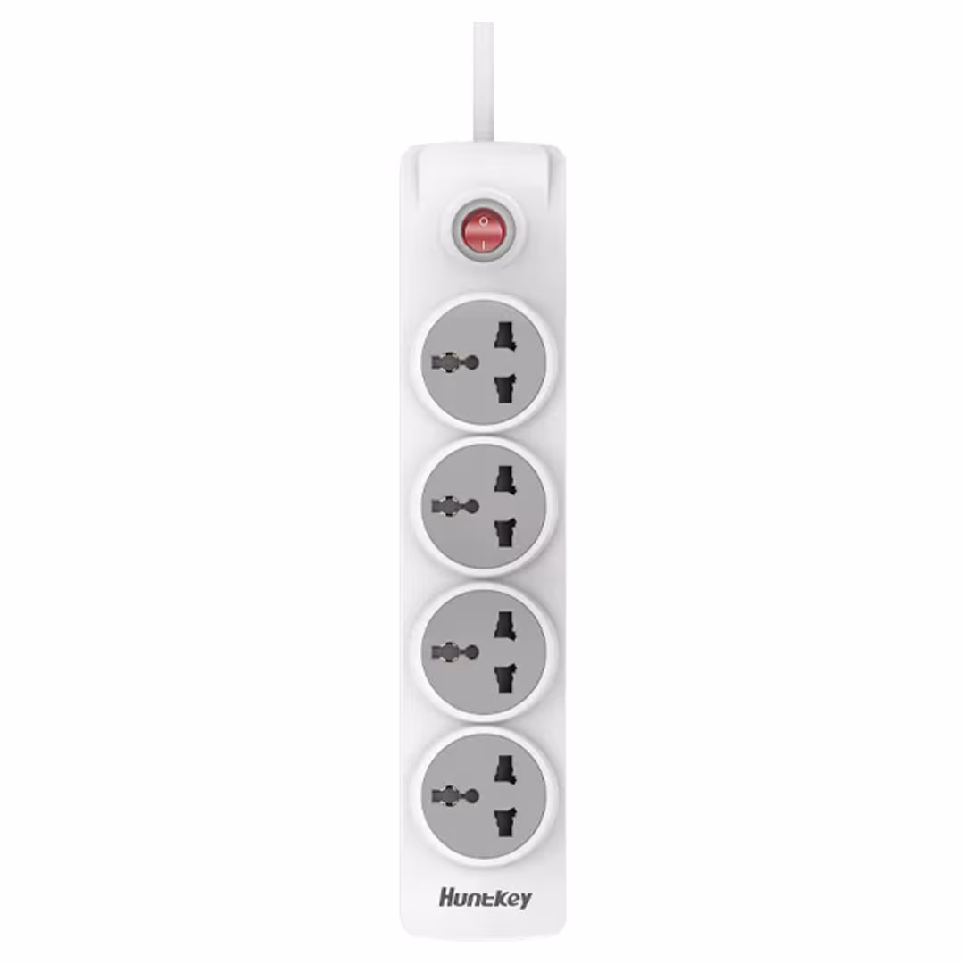 HuntKey Power Strip 4-Port EU Plug 1.8 Meter (SZN401) Price in Jordan HuntKey Power Strip 4-Port EU Plug 1.8 Meter (SZN401) - Buy Online in Jordan | OfficeJo