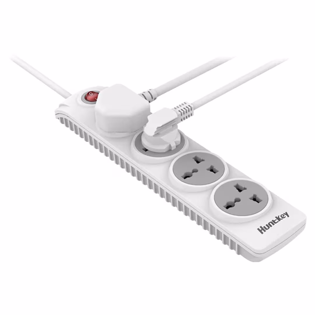 HuntKey Power Strip 4-Port EU Plug 1.8 Meter (SZN401) Price in Jordan HuntKey Power Strip 4-Port EU Plug 1.8 Meter (SZN401) - Buy Online in Jordan | OfficeJo