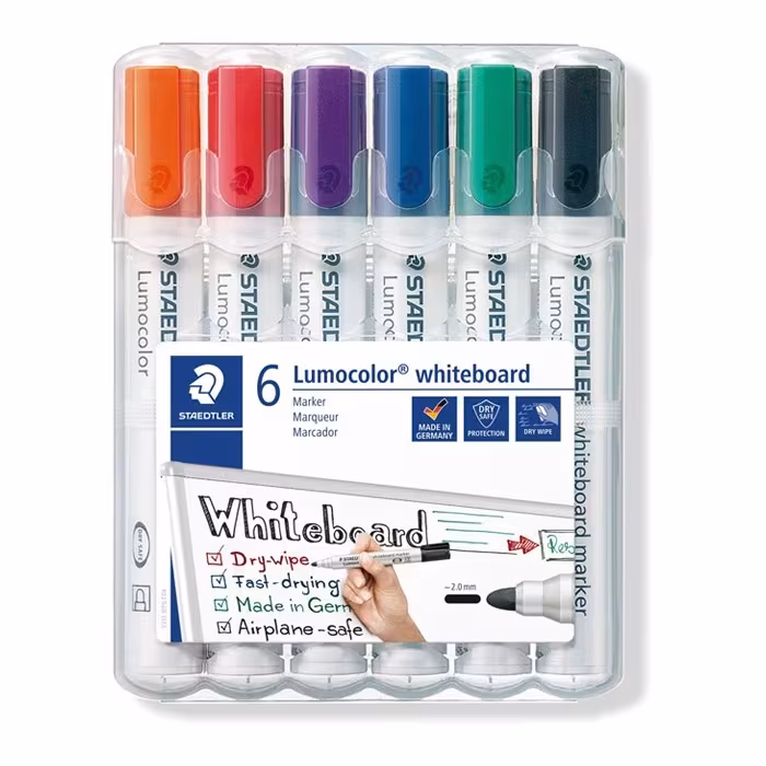 Staedtler 6 Lumocolor Whiteboard Marker Price in Jordan Staedtler 6 Lumocolor Whiteboard Marker - Buy Online in Jordan | OfficeJo