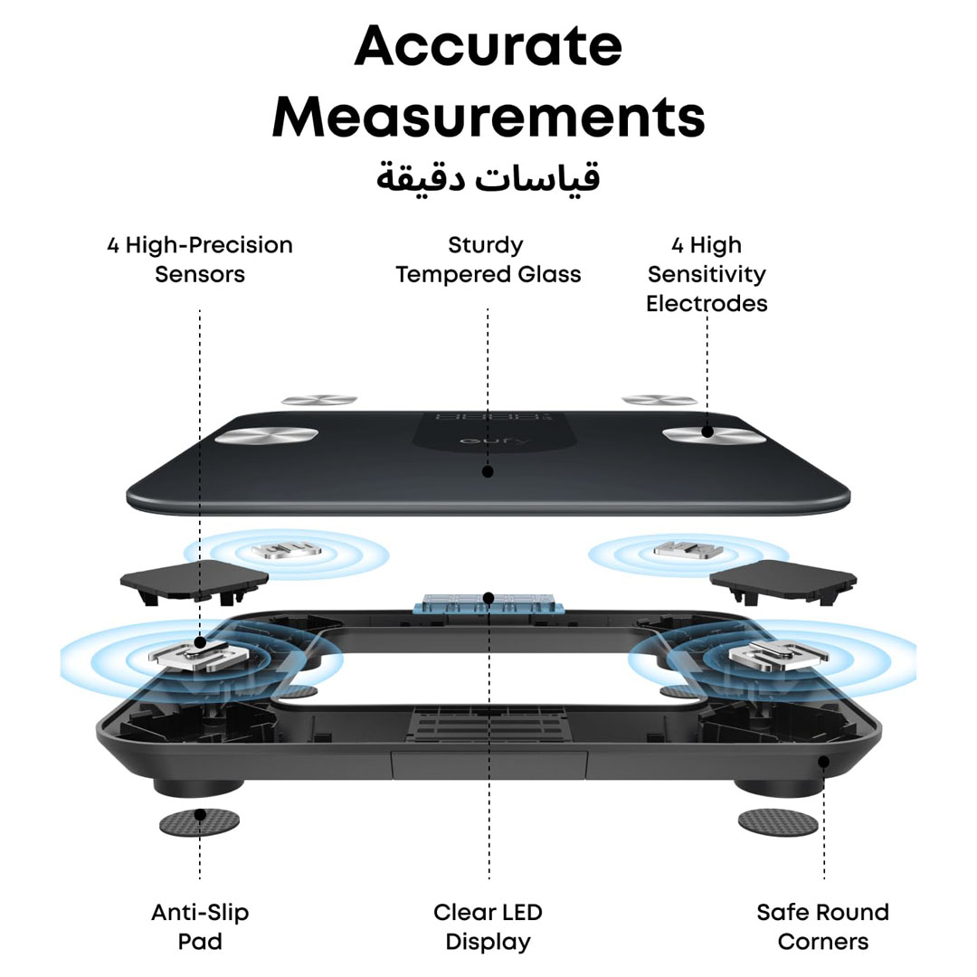 eufy Smart Scale A1 Bluetooth Body Fat Scale Price in Jordan eufy Smart Scale A1 Bluetooth Body Fat Scale - Buy Online in Jordan | OfficeJo