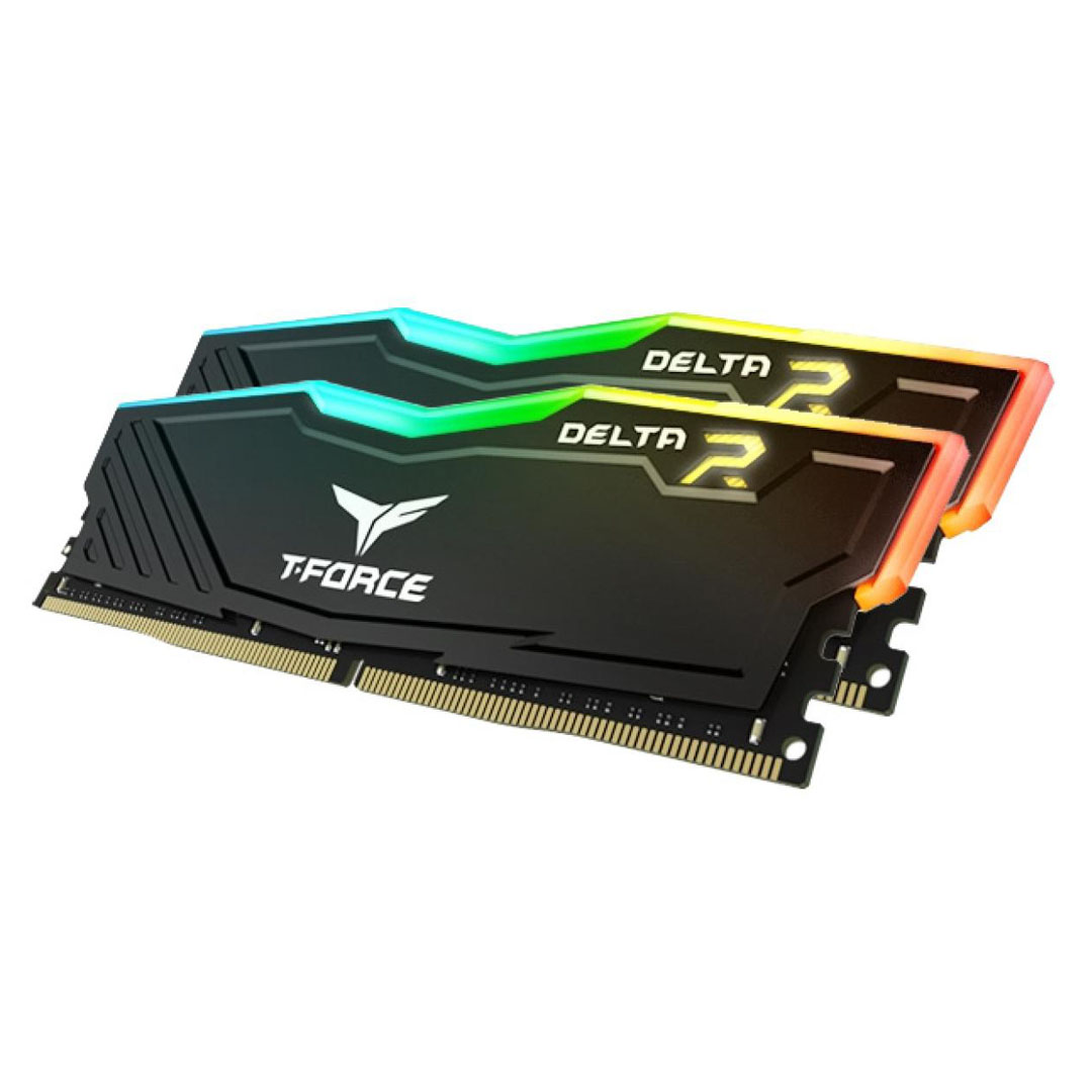 TEAMGROUP T-Force Delta RGB 16GB Kit (2x8) 3600MHz CL18 DDR4 Desktop Memory in Black Price in Jordan TEAMGROUP T-Force Delta RGB 16GB Kit (2x8) 3600MHz CL18 DDR4 Desktop Memory in Black - Buy Online in Jordan | OfficeJo