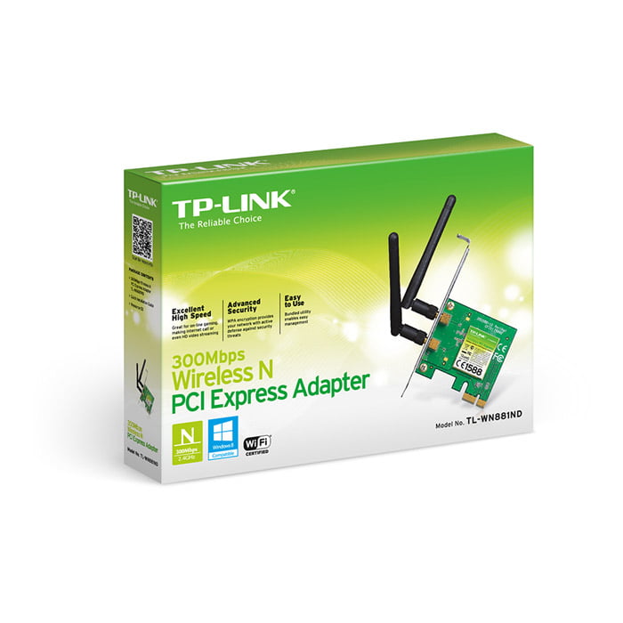 TP-Link TL-WN881ND 300Mbps Wireless N PCI Express Adapter Price in Jordan TP-Link TL-WN881ND 300Mbps Wireless N PCI Express Adapter - Buy Online in Jordan | OfficeJo