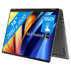 ASUS Vivobook 16 Flip – Intel Core Ultra 7, RTX 5050, OLED 3K Touch Price in Jordan ASUS Vivobook 16 Flip – Intel Core Ultra 7, RTX 5050, OLED 3K Touch - Buy Online in Jordan | OfficeJo