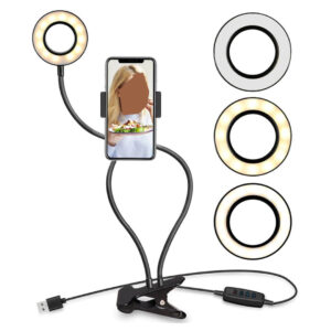 Professional Live Streaming Ring Light – 23" Arm, USB-Powered, Phone Holder Price in Jordan Professional Live Streaming Ring Light – 23" Arm, USB-Powered, Phone Holder - Buy Online in Jordan | OfficeJo