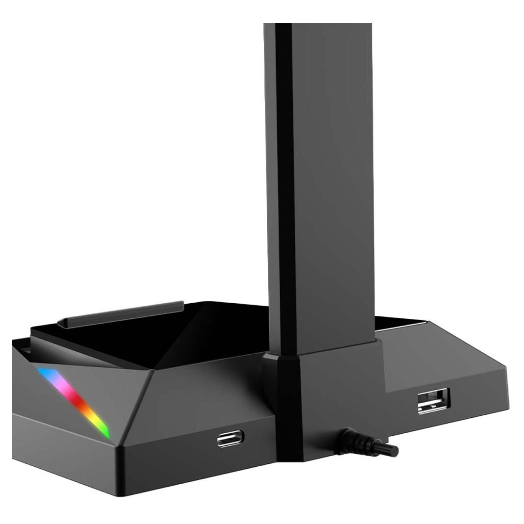 Meetion RGB Gaming Headphone Stand – USB/Type-C, ABS Build, 2.2m Cable Price in Jordan Meetion RGB Gaming Headphone Stand – USB/Type-C, ABS Build, 2.2m Cable - Buy Online in Jordan | OfficeJo