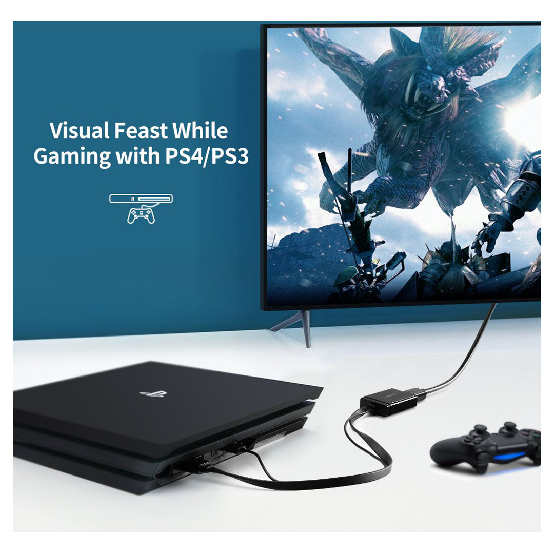 UGREEN MM107 HDMI to DisplayPort Adapter 4K2K 30HZ,1080P 120HZ UHD Output Price in Jordan UGREEN MM107 HDMI to DisplayPort Adapter 4K2K 30HZ,1080P 120HZ UHD Output - Buy Online in Jordan | OfficeJo
