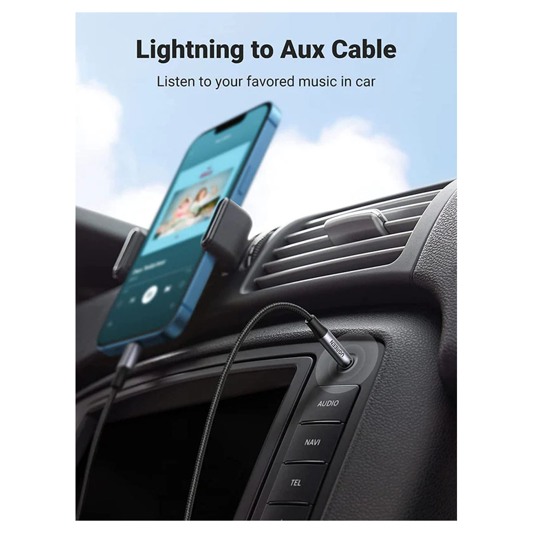 UGREEN Lightning to 3.5mm Male Aux Cable Price in Jordan UGREEN Lightning to 3.5mm Male Aux Cable - Buy Online in Jordan | OfficeJo