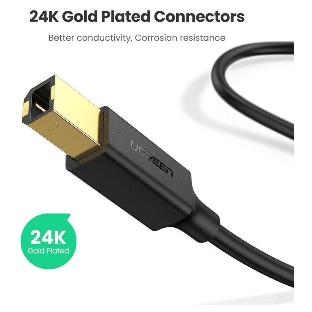 UGREEN USB 2.0 Printer / Scanner Cable 5M (US135) Price in Jordan UGREEN USB 2.0 Printer / Scanner Cable 5M (US135) - Buy Online in Jordan | OfficeJo