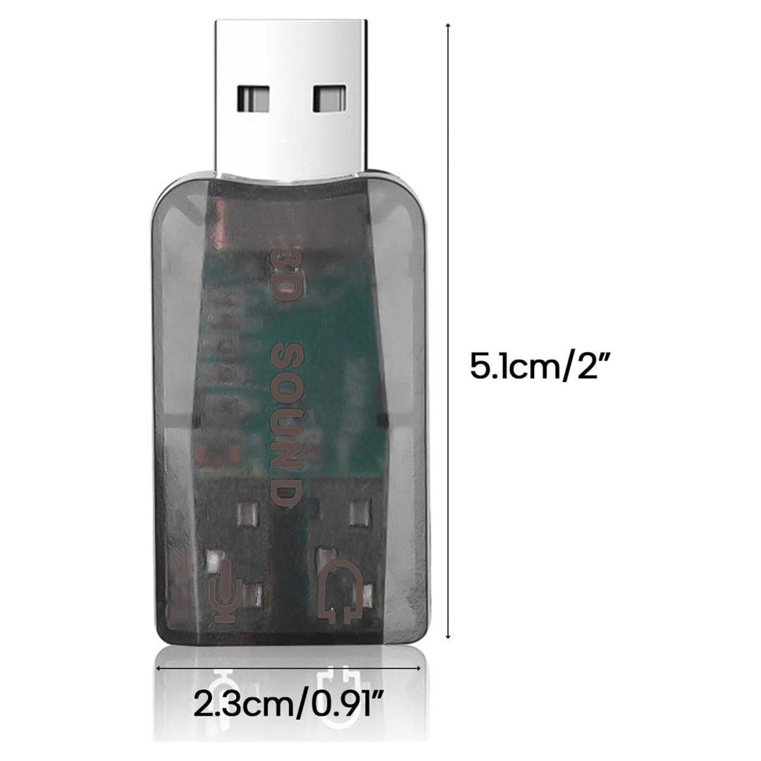 USB 5.1 Channel External Sound Card to 3.5mm Adapter Price in Jordan USB 5.1 Channel External Sound Card to 3.5mm Adapter - Buy Online in Jordan | OfficeJo