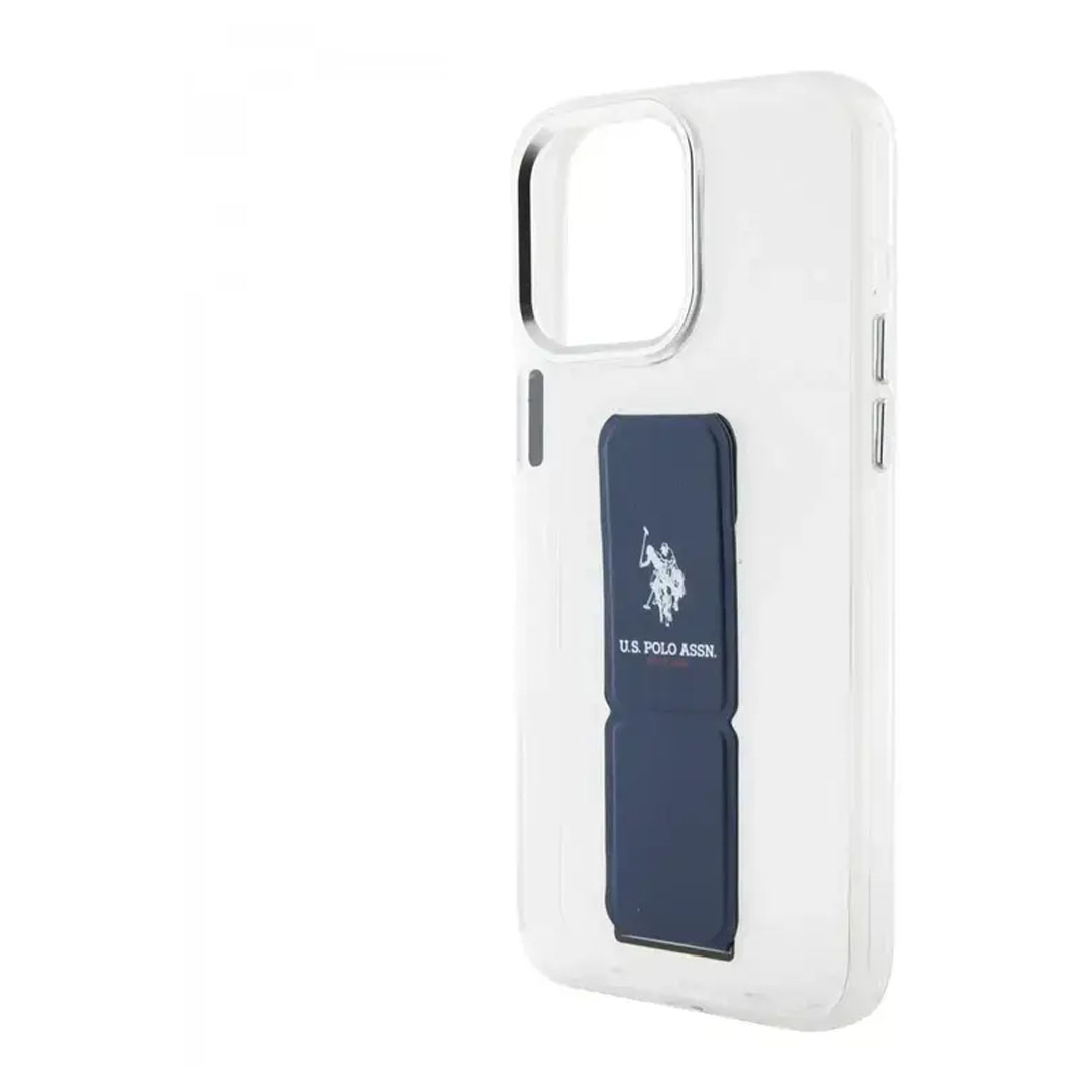 U.S. Polo Assn. iPhone 15 Clear Case with Leather Gripstand - Premium Protection Price in Jordan U.S. Polo Assn. iPhone 15 Clear Case with Leather Gripstand - Premium Protection - Buy Online in Jordan | OfficeJo