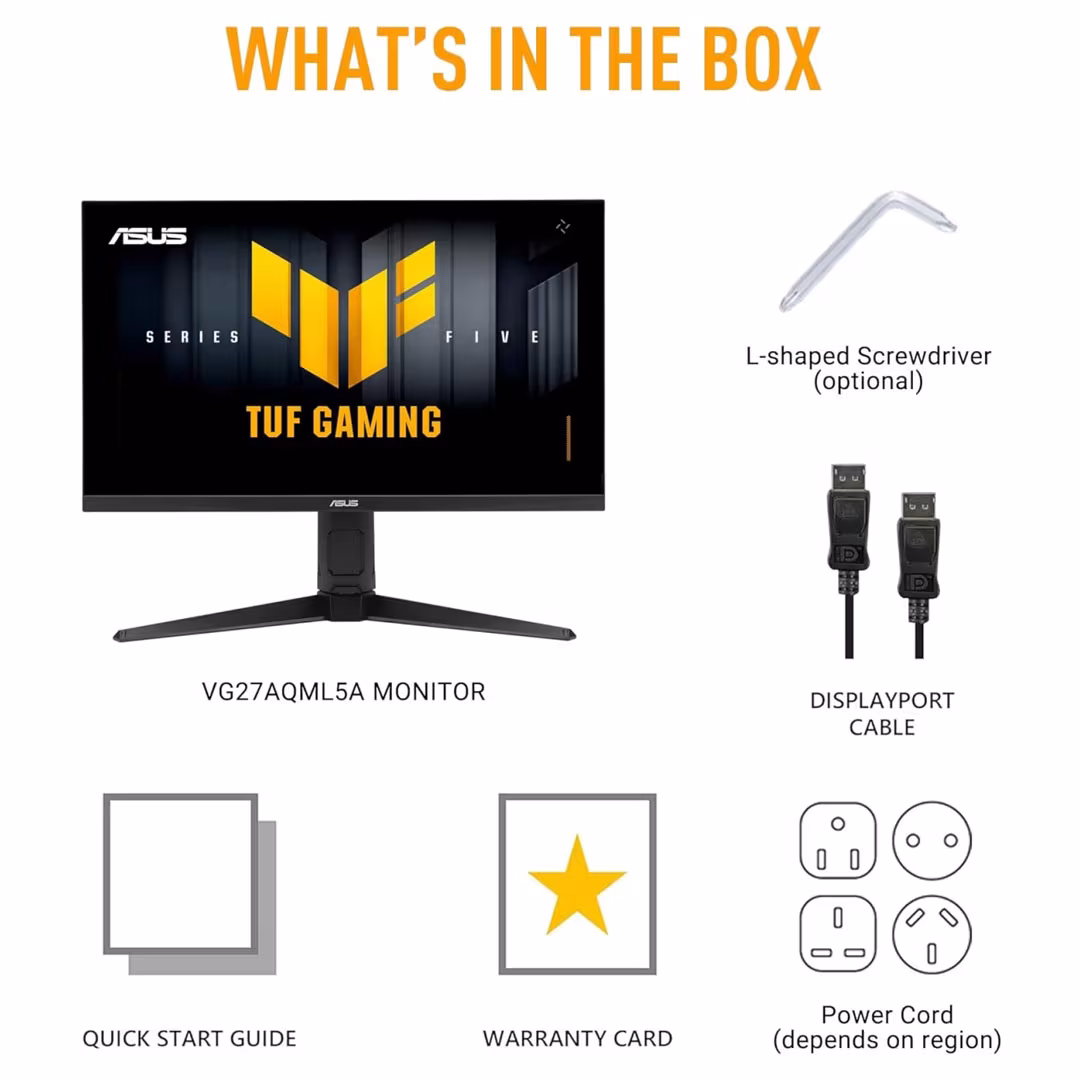 ASUS TUF VG27AQML5A 27" Gaming Monitor – 300Hz, 0.3ms, QHD, G-SYNC Price in Jordan ASUS TUF VG27AQML5A 27" Gaming Monitor – 300Hz, 0.3ms, QHD, G-SYNC - Buy Online in Jordan | OfficeJo