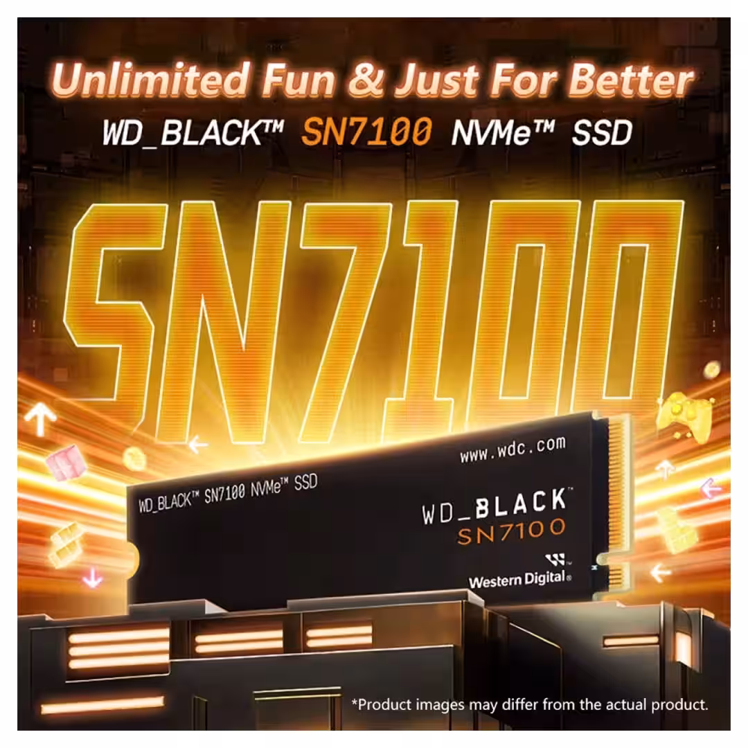 WD BLACK SN7100 1TB NVMe SSD – PCIe Gen4, 7,250MB/s Read, TLC 3D NAND - Buy Online in Jordan | OfficeJo