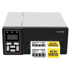 Xprinter 4-Inch Industrial Barcode Printer – 203DPI, Direct Thermal, 8 ips, OLED Display - Buy Online in Jordan | OfficeJo