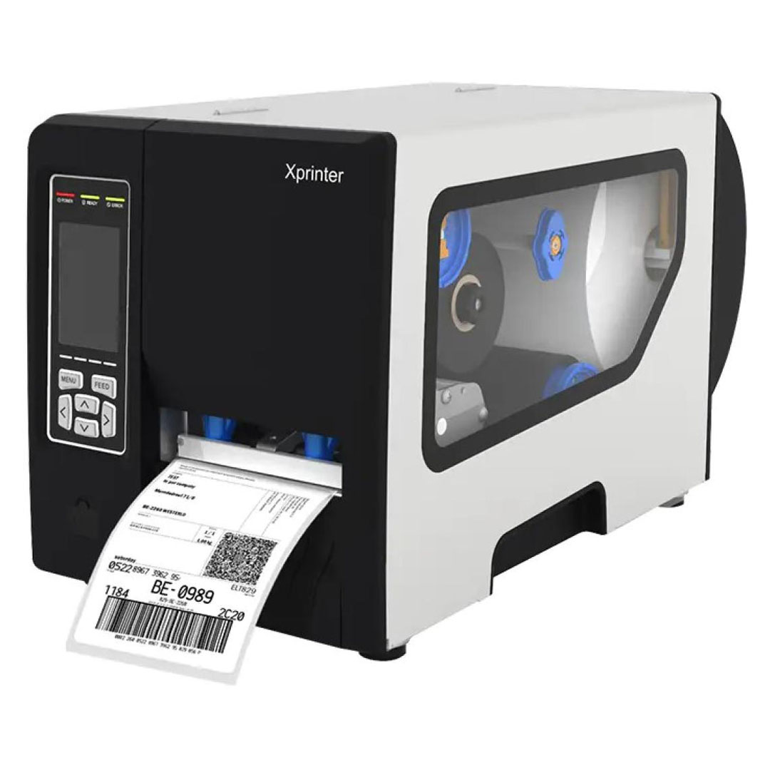 Xprinter 4-Inch Industrial Label Printer – 300 DPI, Thermal Transfer, 8 ips, USB+LAN Price in Jordan Xprinter 4-Inch Industrial Label Printer – 300 DPI, Thermal Transfer, 8 ips, USB+LAN - Buy Online in Jordan | OfficeJo
