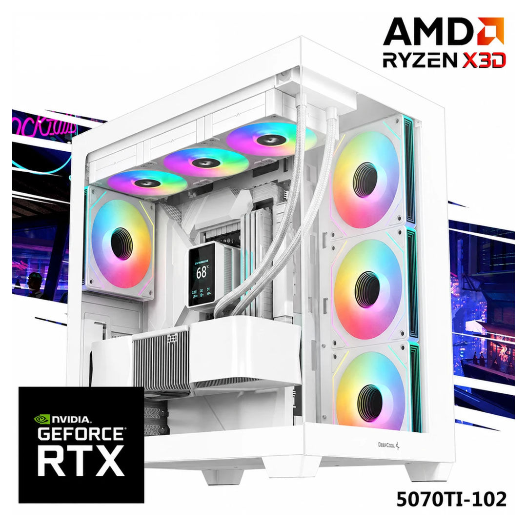 Gaming PC AMD Ryzen 7 7800X3D – Nvidia RTX 5070 Ti, 32GB DDR5, 1TB SSD, 750W Gold Price in Jordan Gaming PC AMD Ryzen 7 7800X3D – Nvidia RTX 5070 Ti, 32GB DDR5, 1TB SSD, 750W Gold - Buy Online in Jordan | OfficeJo