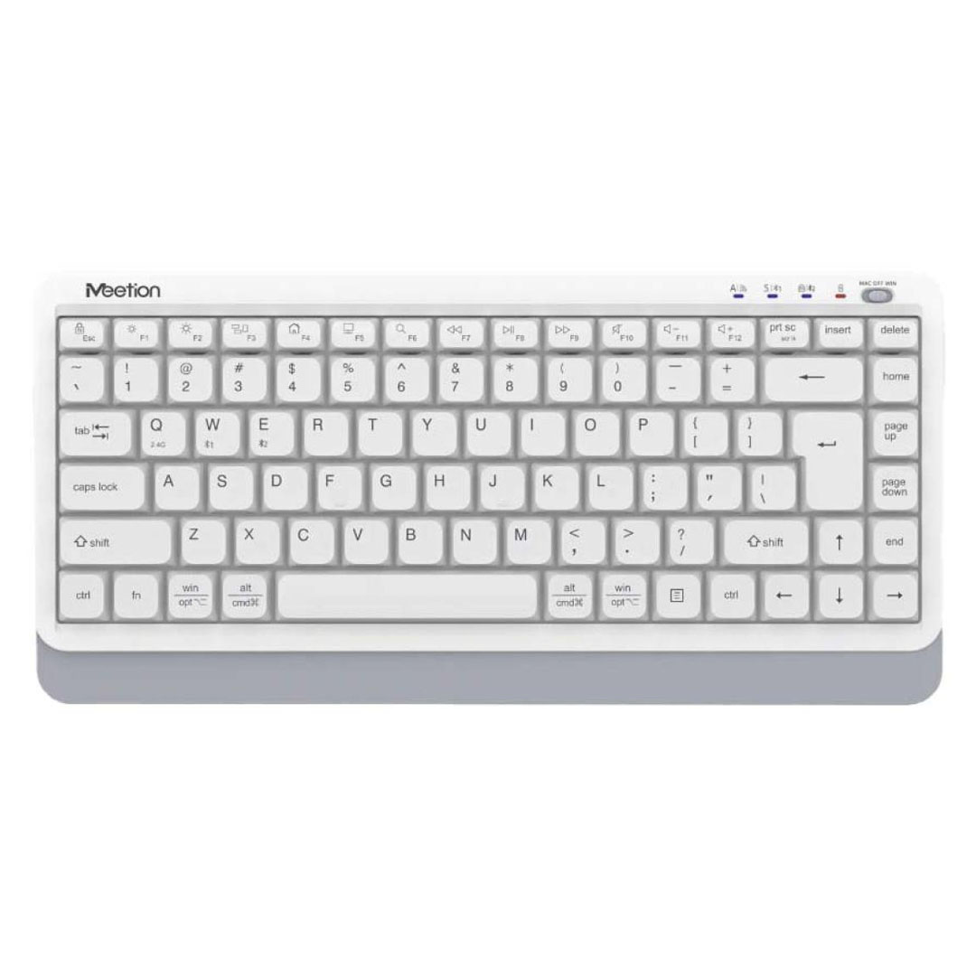 Meetion BTK500 Compact Wireless Keyboard – Dual-Mode 2.4G & Bluetooth, 86/87 Keys, 100h Battery Price in Jordan Meetion BTK500 Compact Wireless Keyboard – Dual-Mode 2.4G & Bluetooth, 86/87 Keys, 100h Battery - Buy Online in Jordan | OfficeJo