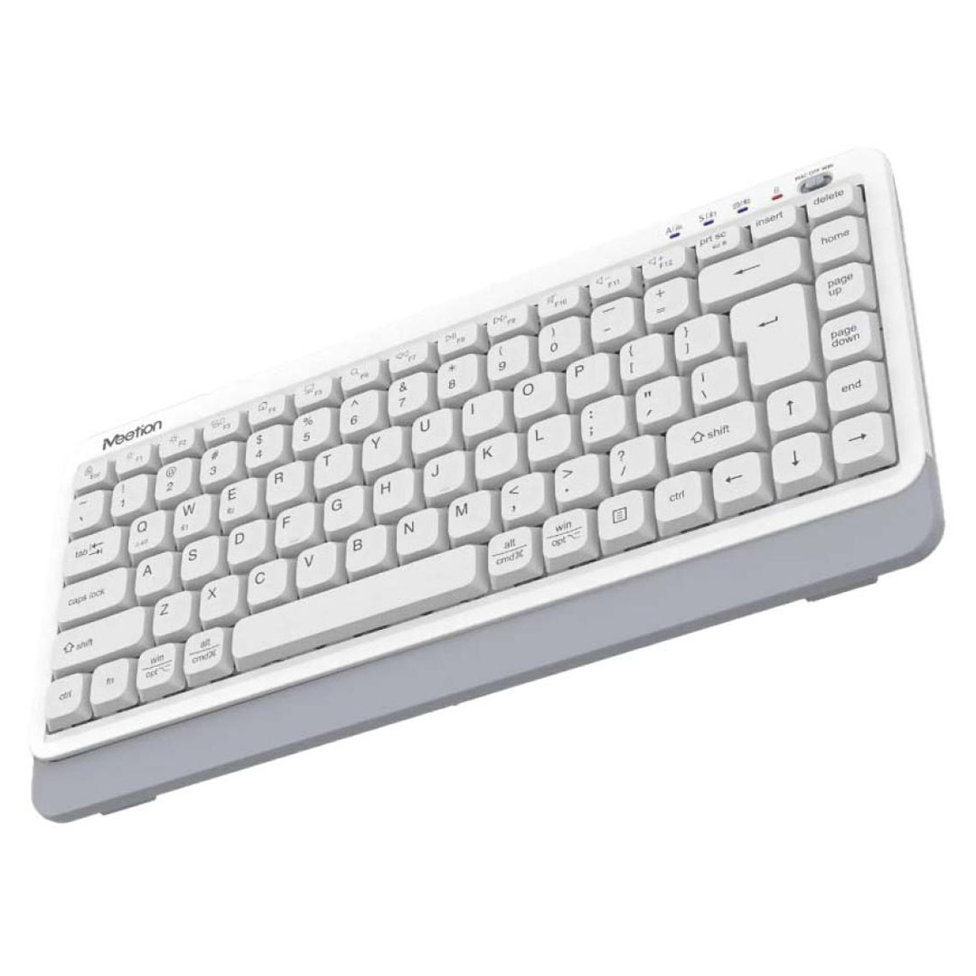 Meetion BTK500 Compact Wireless Keyboard – Dual-Mode 2.4G & Bluetooth, 86/87 Keys, 100h Battery Price in Jordan Meetion BTK500 Compact Wireless Keyboard – Dual-Mode 2.4G & Bluetooth, 86/87 Keys, 100h Battery - Buy Online in Jordan | OfficeJo