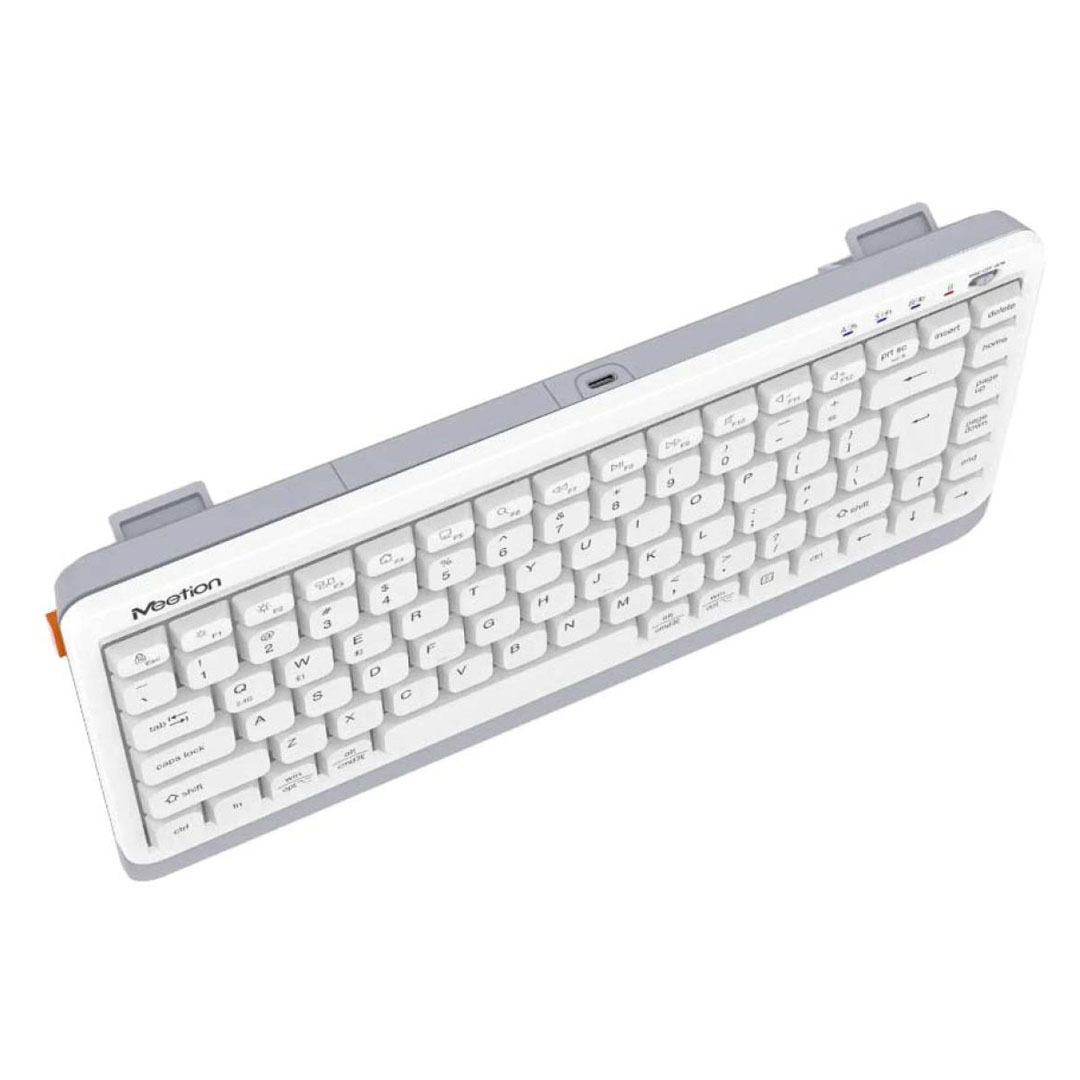 Meetion BTK500 Compact Wireless Keyboard – Dual-Mode 2.4G & Bluetooth, 86/87 Keys, 100h Battery Price in Jordan Meetion BTK500 Compact Wireless Keyboard – Dual-Mode 2.4G & Bluetooth, 86/87 Keys, 100h Battery - Buy Online in Jordan | OfficeJo