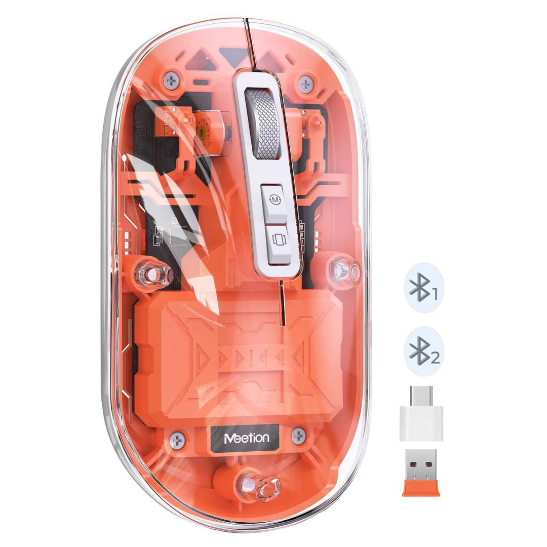 Meetion BTM005 Dual Mode Wireless Mouse – 2.4G & Bluetooth, 800-2400 DPI, 6 Buttons Price in Jordan Meetion BTM005 Dual Mode Wireless Mouse – 2.4G & Bluetooth, 800-2400 DPI, 6 Buttons - Buy Online in Jordan | OfficeJo