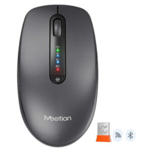 Meetion BTM100R Wireless Silent Rechargeable Mouse – Dual Mode, 3200 DPI, 60H Battery Price in Jordan Meetion BTM100R Wireless Silent Rechargeable Mouse – Dual Mode, 3200 DPI, 60H Battery - Buy Online in Jordan | OfficeJo