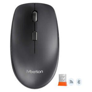 Meetion BTM100 Wireless Silent Office Mouse – 2.4G & Bluetooth, 3200 DPI, 220H Battery - Buy Online in Jordan | OfficeJo