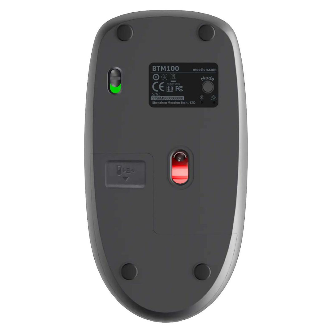 Meetion BTM100 Wireless Silent Office Mouse – 2.4G & Bluetooth, 3200 DPI, 220H Battery Price in Jordan Meetion BTM100 Wireless Silent Office Mouse – 2.4G & Bluetooth, 3200 DPI, 220H Battery - Buy Online in Jordan | OfficeJo
