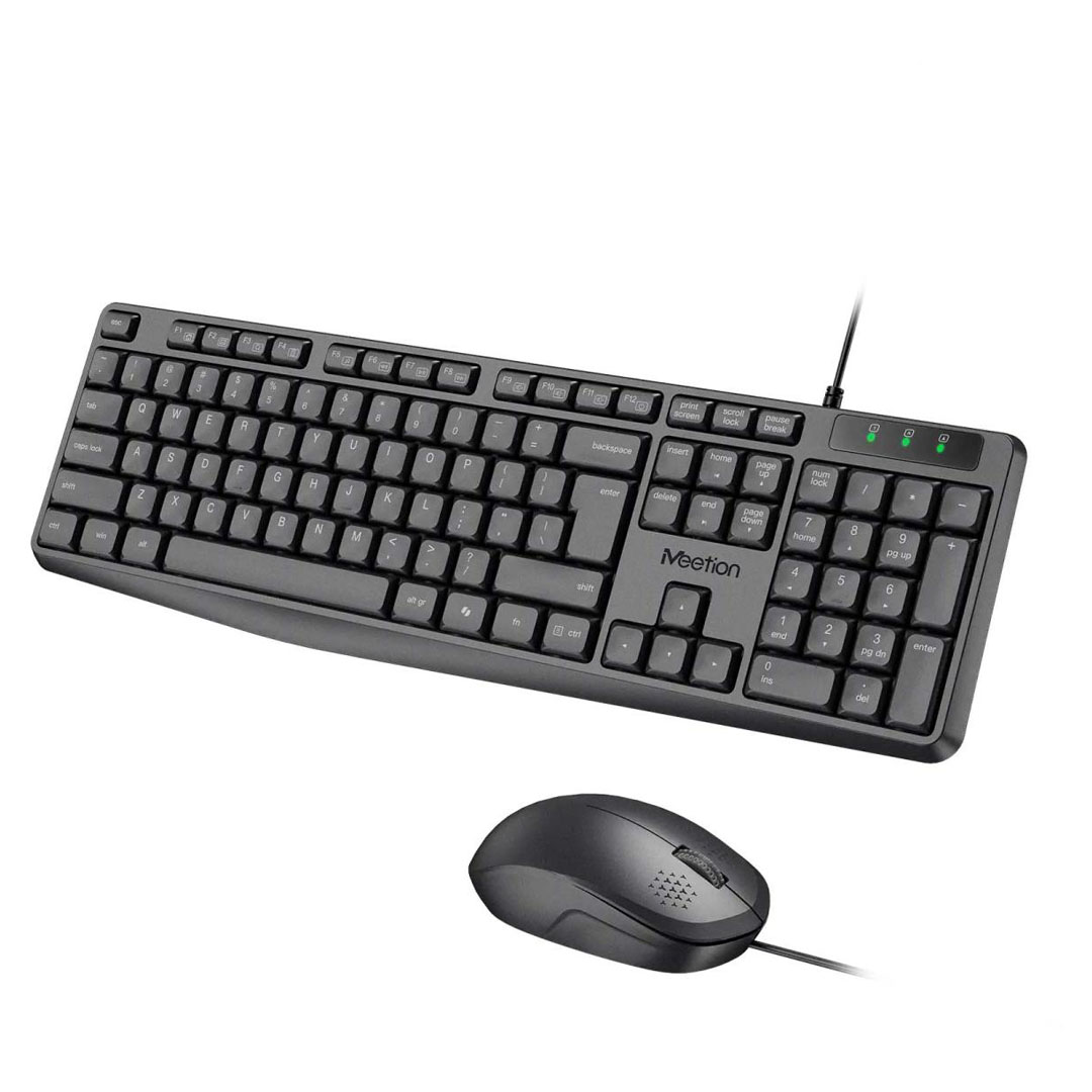 Meetion C235 Full-Size Silent Wired Keyboard & Mouse Combo – 104 Keys, 1200 DPI, USB Price in Jordan Meetion C235 Full-Size Silent Wired Keyboard & Mouse Combo – 104 Keys, 1200 DPI, USB - Buy Online in Jordan | OfficeJo
