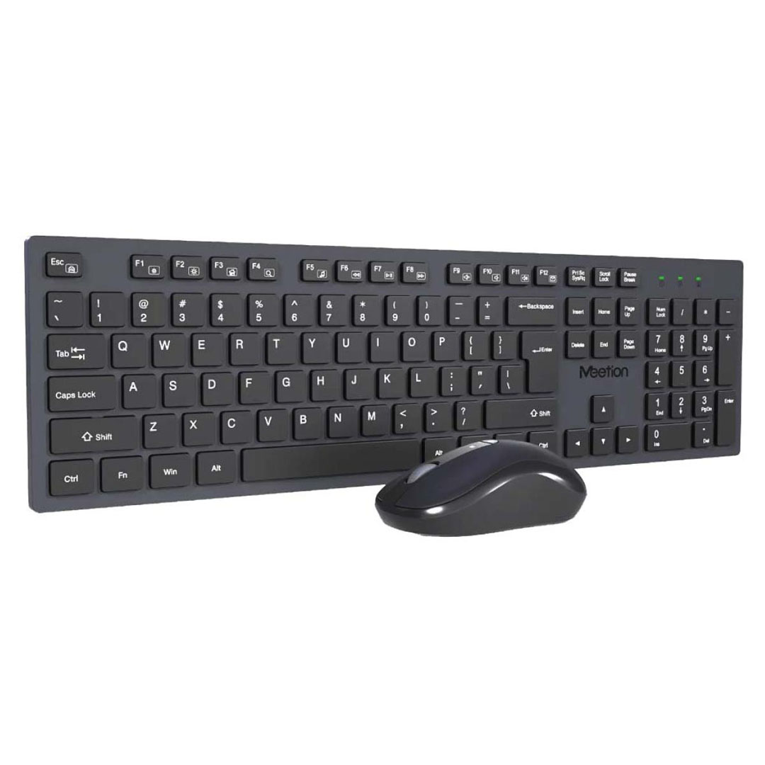 Meetion CW216 Silent Wireless Keyboard & Mouse Combo – 2.4G, 105 Keys, 10m Range Price in Jordan Meetion CW216 Silent Wireless Keyboard & Mouse Combo – 2.4G, 105 Keys, 10m Range - Buy Online in Jordan | OfficeJo