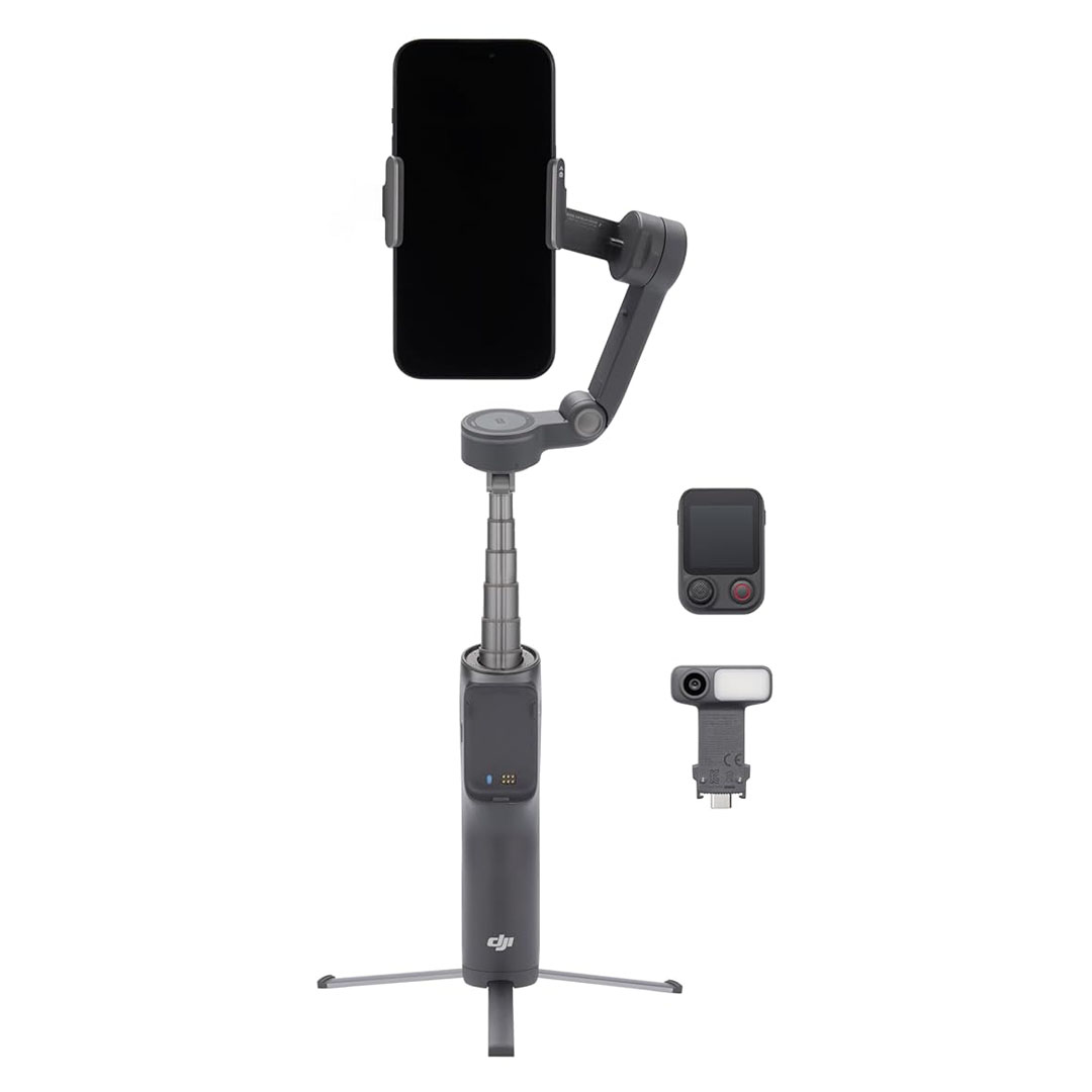 DJI Osmo Mobile 8P Advanced Tracking Combo 3-Axis Smartphone Gimbal Stabilizer with Multifunctional Module 2, Osmo FrameTap Remote, ActiveTrack 8.0, AI Subject Tracking, Built-in Extension Rod Price in Jordan DJI Osmo Mobile 8P Advanced Tracking Combo 3-Axis Smartphone Gimbal Stabilizer with Multifunctional Module 2, Osmo FrameTap Remote, ActiveTrack 8.0, AI Subject Tracking, Built-in Extension Rod - Buy Online in Jordan | OfficeJo