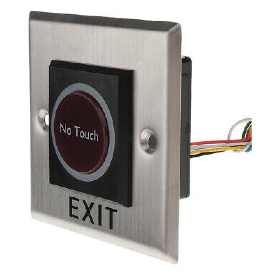 No-Touch Infrared Door Release Exit Button – DC 12V, NO/NC/COM, 304 Stainless Steel Price in Jordan No-Touch Infrared Door Release Exit Button – DC 12V, NO/NC/COM, 304 Stainless Steel - Buy Online in Jordan | OfficeJo