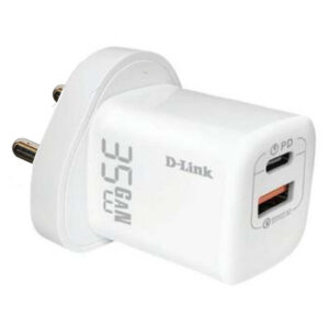 D-Link 35W Dual USB Wall Charger – GaN 3.0, EU Plug, Multi-Protection - Buy Online in Jordan | OfficeJo